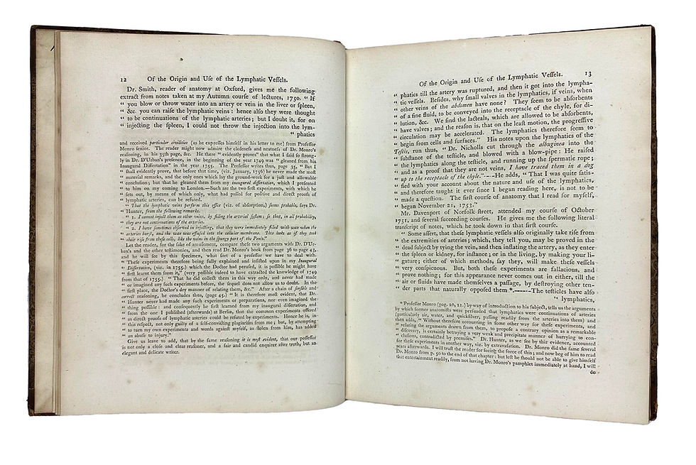 Thumbnail: HUNTER, Medical Commentaries, Second Edition, 1777