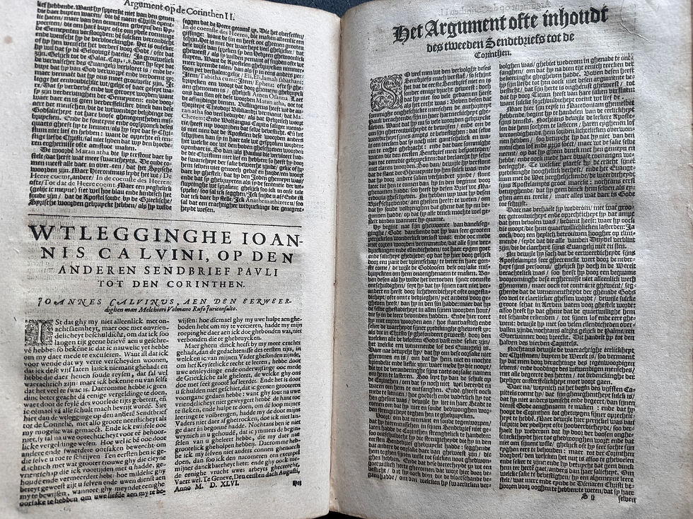 Thumbnail: Calvin's Expositions on the Epistles, 1601