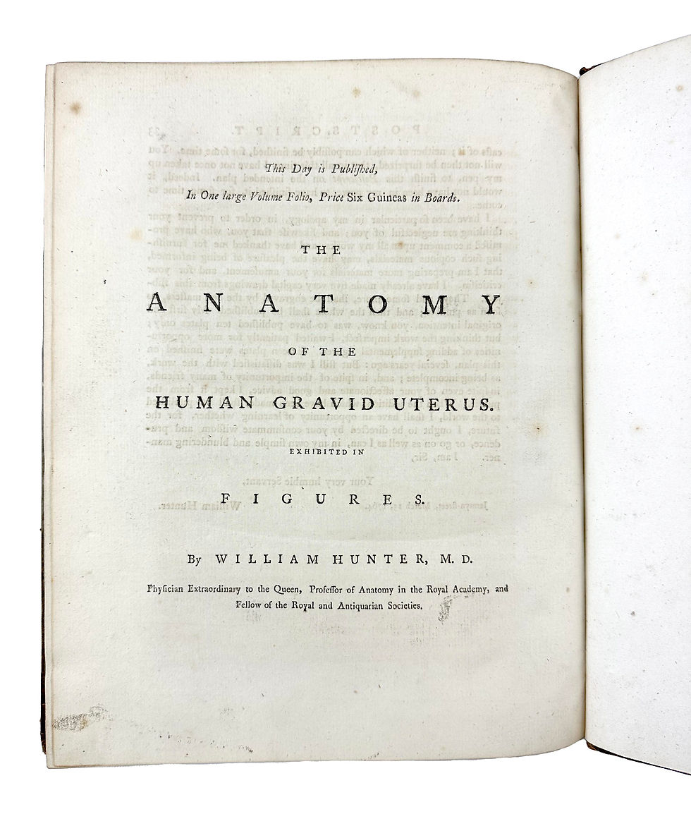 Thumbnail: HUNTER, Medical Commentaries, Second Edition, 1777
