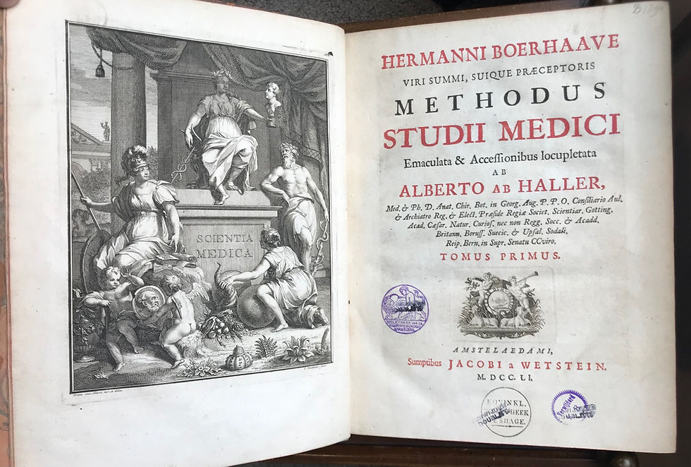 Thumbnail: HALLER, Method de Boerhaave, 2 vols., 1751