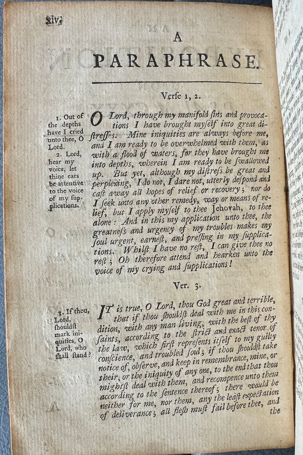 Thumbnail: Owen, Exposition of Psalm 130, 1749