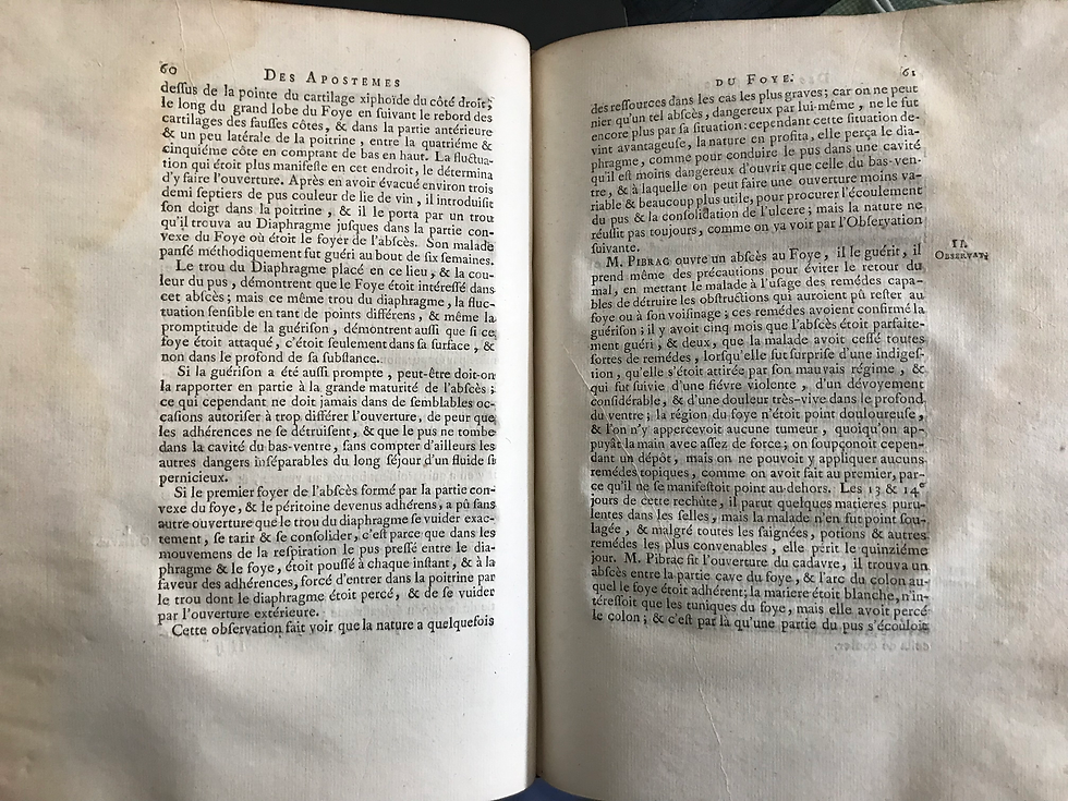 Thumbnail: Memoires de L’Academie Royale de Chirurgie. Tome Second. 1753