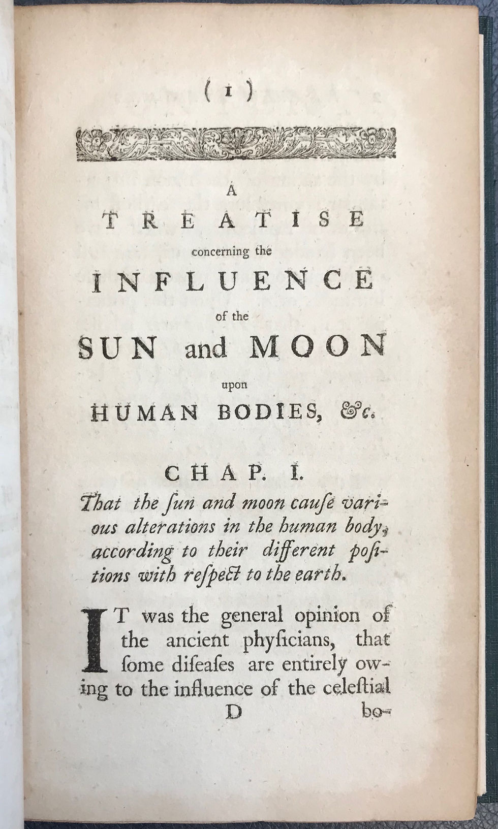 Thumbnail: Mead, Influence of the Sun and Moon upon Human Bodies, 1748