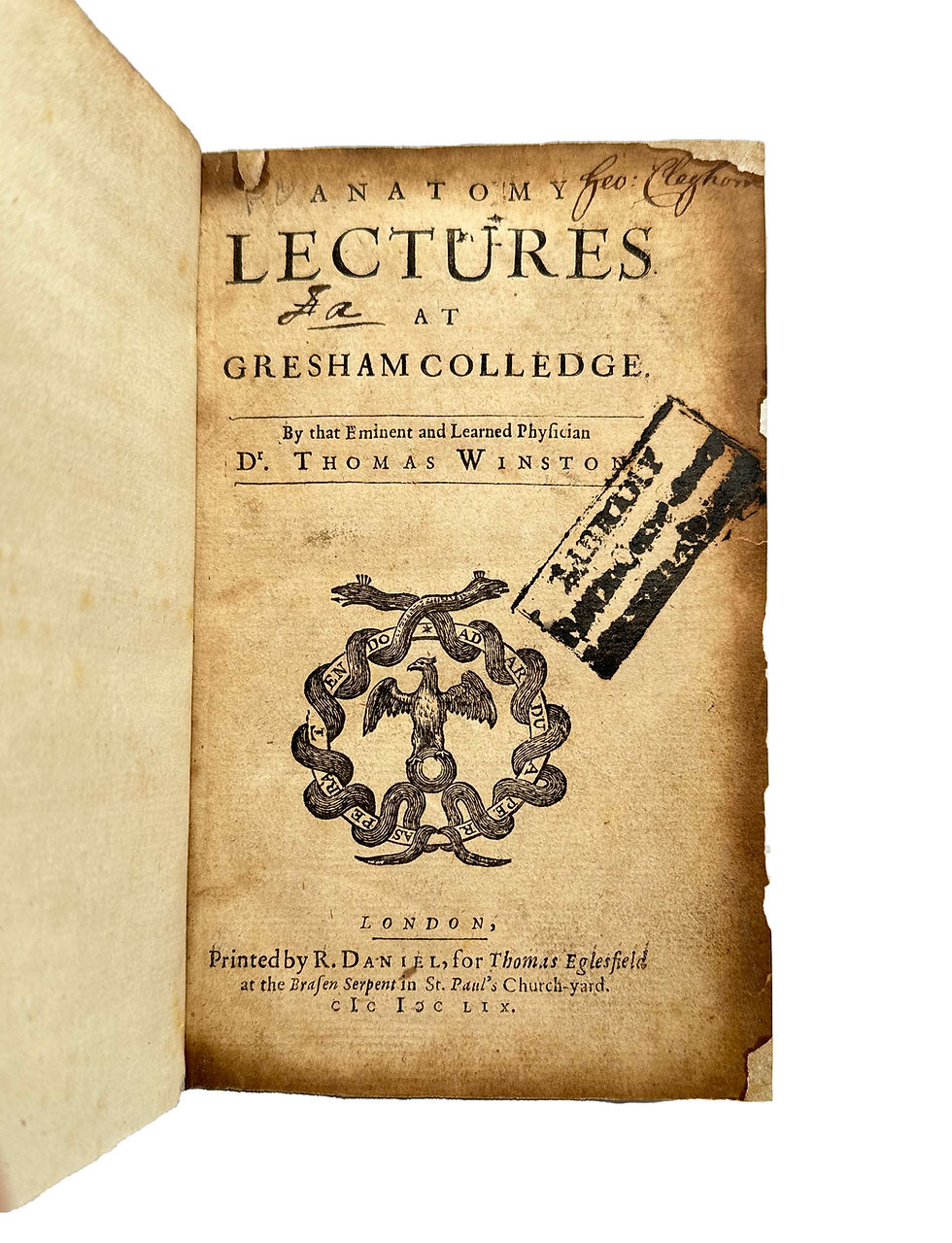 Thumbnail: Winston, Anatomy, 1659