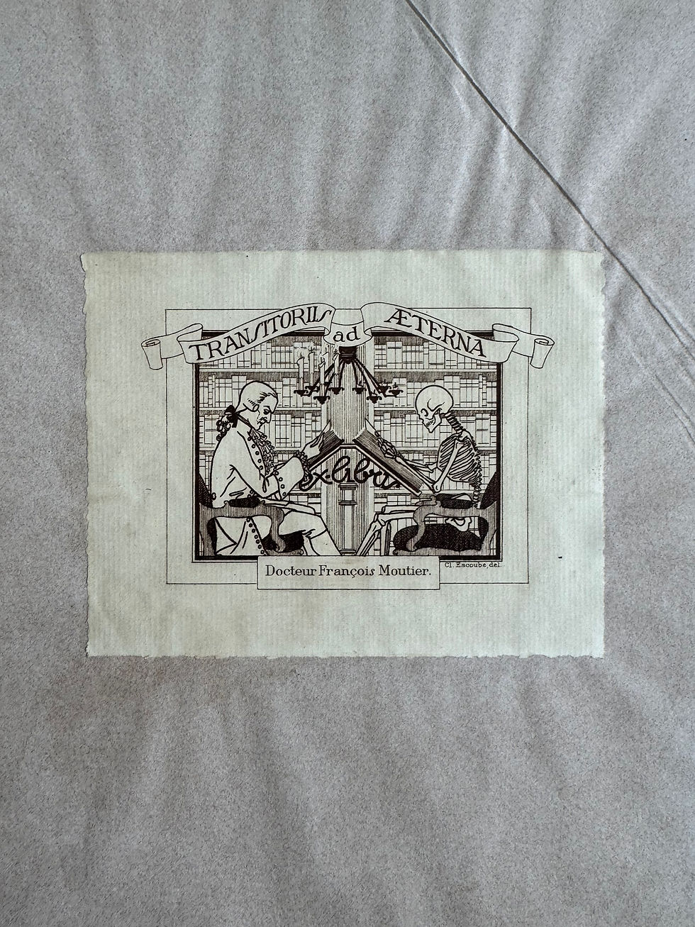 Thumbnail: Cheselden, Osteographia, undated variant (1733), Mouteir’s copy