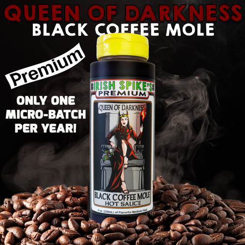 QUEEN OF DARKNESS - Black Coffee Mole Hot Sauce | HOTTEST LIFE