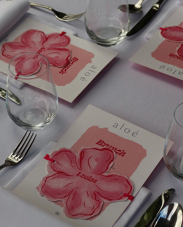 BANQUET x ALOÉ Brunch Stationary IN—GRID by Gioia Brucker