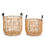 Thumbnail: Seychelles Set Of 2 Natural Rattan Baskets