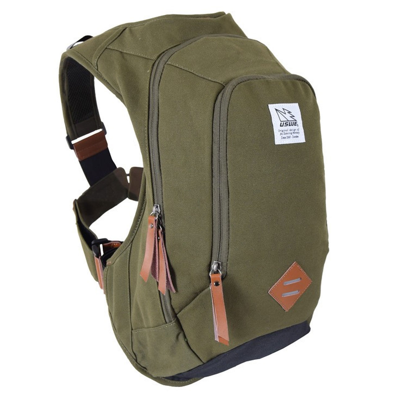 USWE Scrambler 16 Verde Oliva Senza Waterbag
