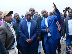 RDC : Sama Lukonde satisfait de l'évolution des travaux de construction du Podium papal à Kinshasa.
