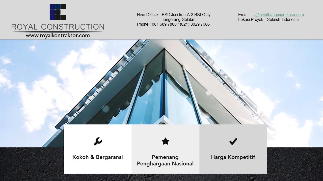 Royal Kontraktor - Professional, Terpercaya & Berpengalaman