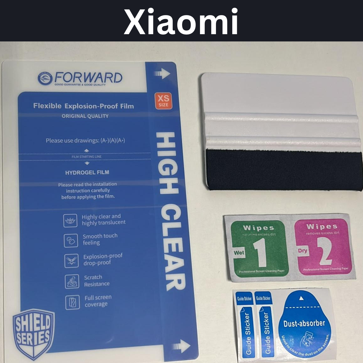 XIAOMI - Kit de pose hydrogel sur mesure + 1 film supplémentaire OFFERT