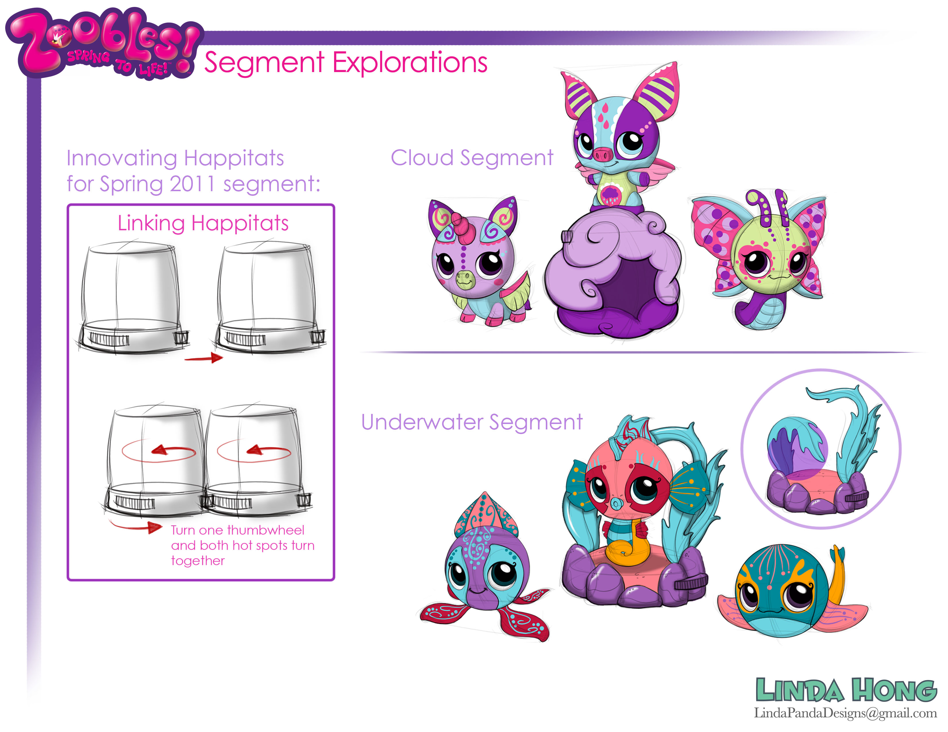 Zoobles Rabbit Toy Design | lindapanda