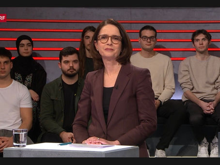 Susanne Vincenz Stauffacher in der Arena (SRF)