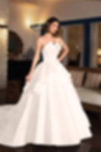 Vestido de noiva branco, estilo princesa, Nova Noiva