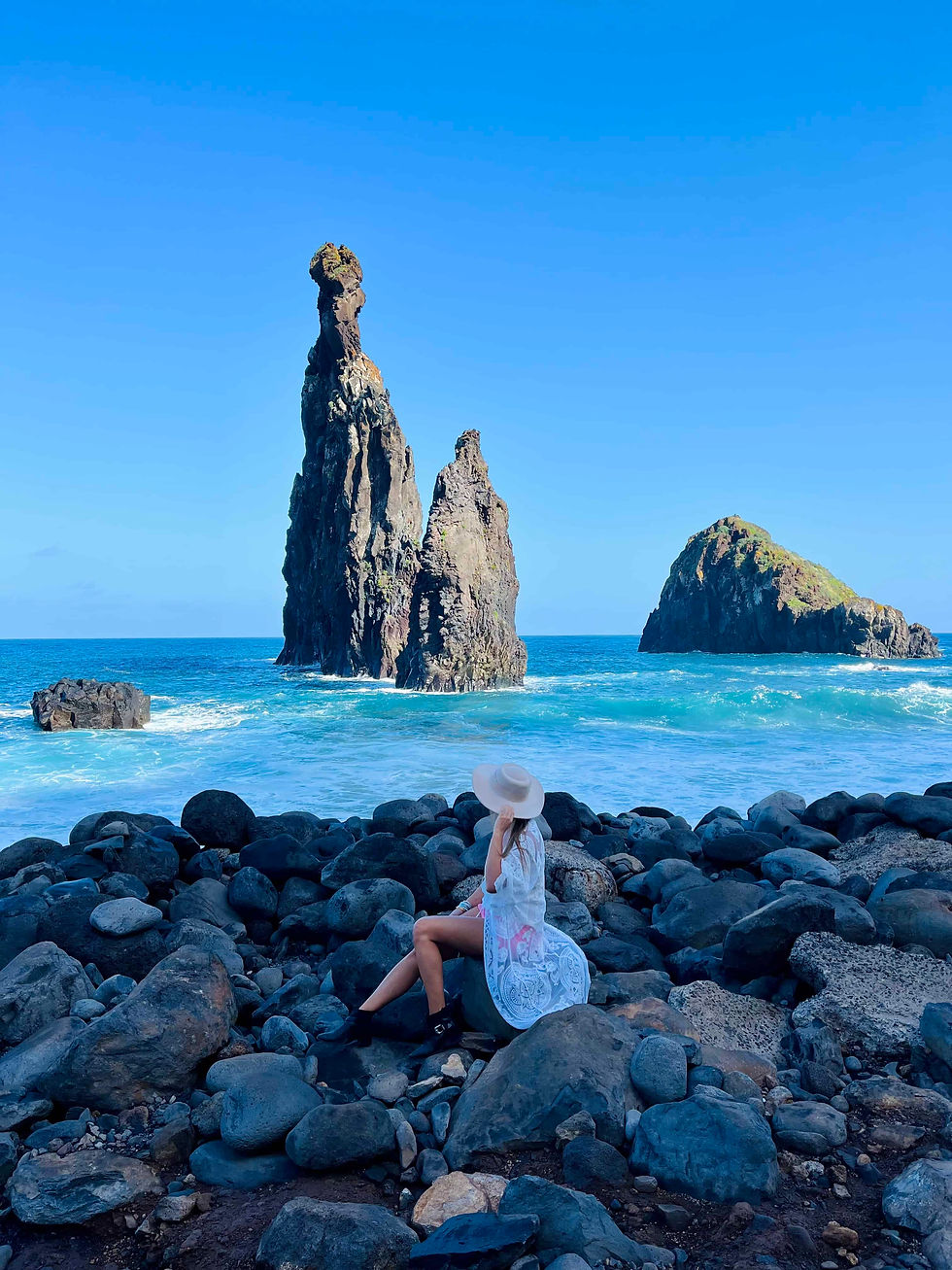 Miradouro Ilheus da Ribeira da Janela beach - Madeira