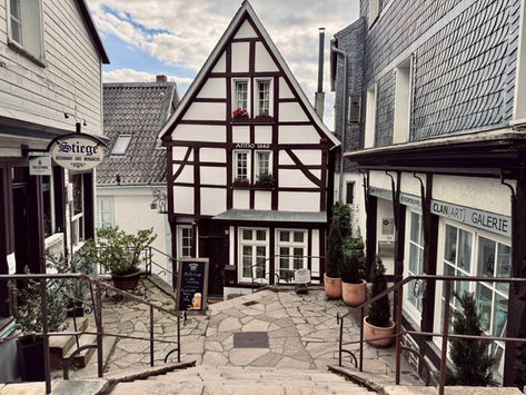 Essen's Kettwig Old Town Germany