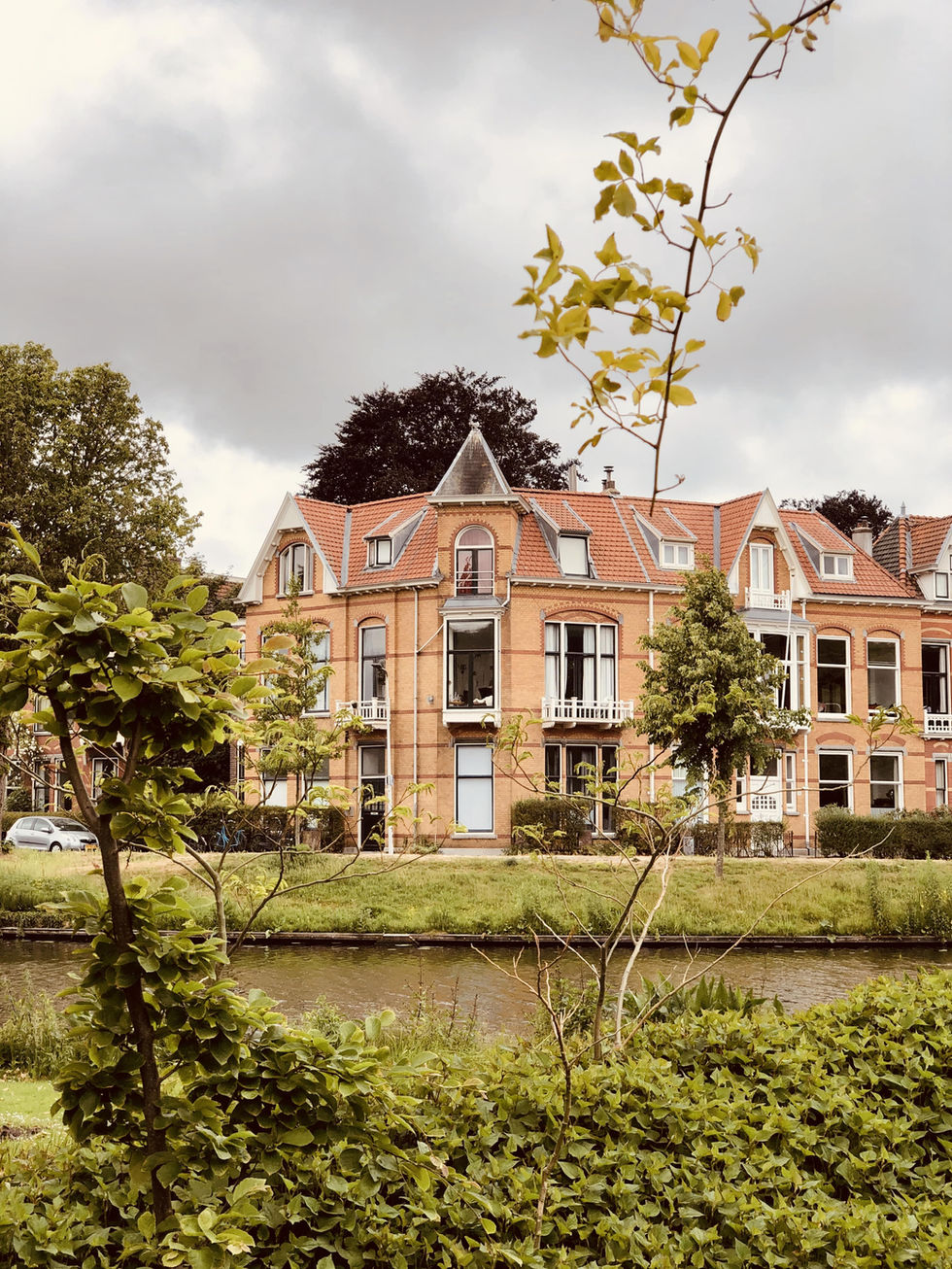 Hortus Botanicus views Leiden Netherlands