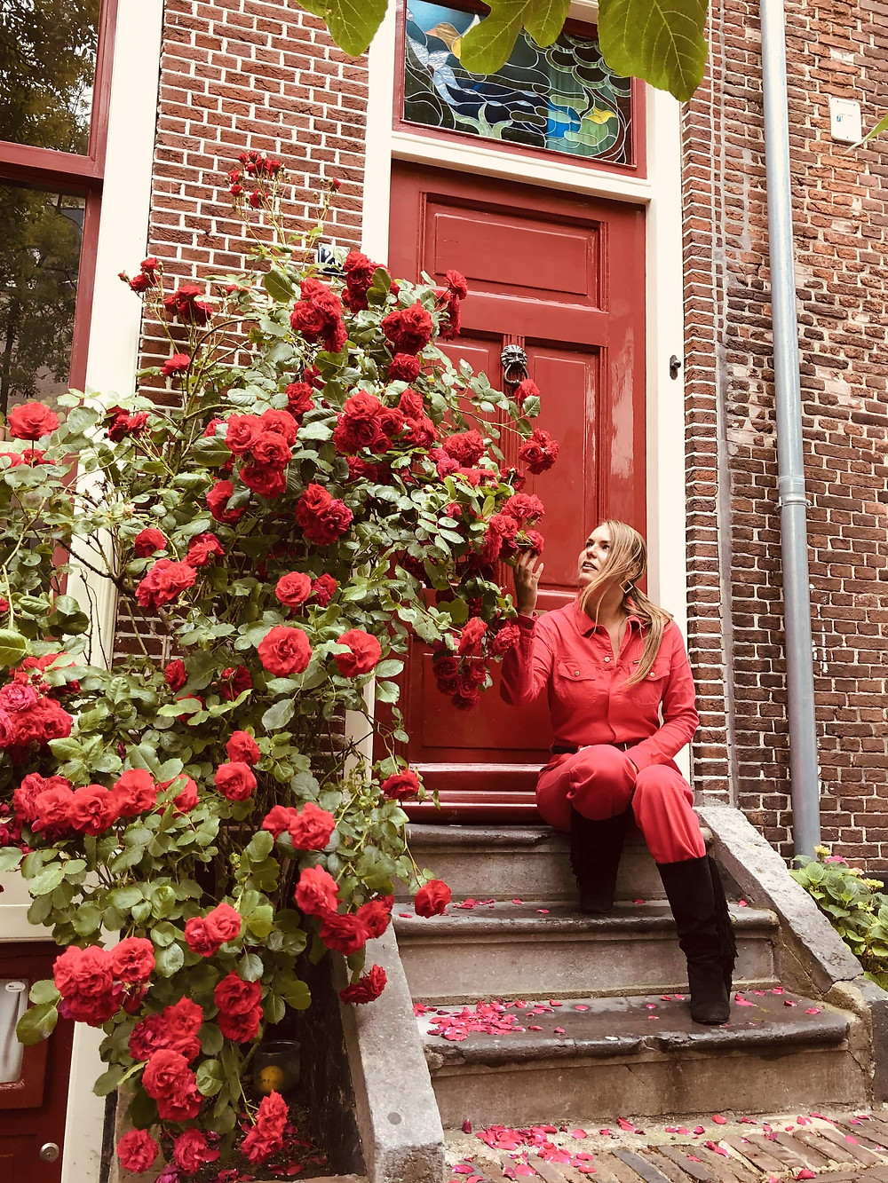 Leiden quaint houses and flowers Netherlands citytrip