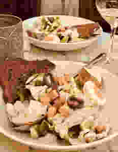 Restaurant Waag Caesar Salad Leiden Netherlands