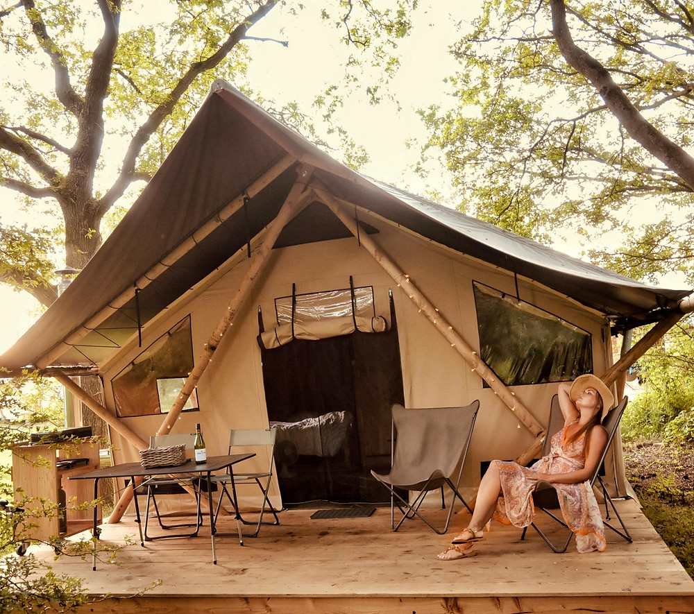 Huttopia Trappeur glamping tent in Overijssel - the Netherlands