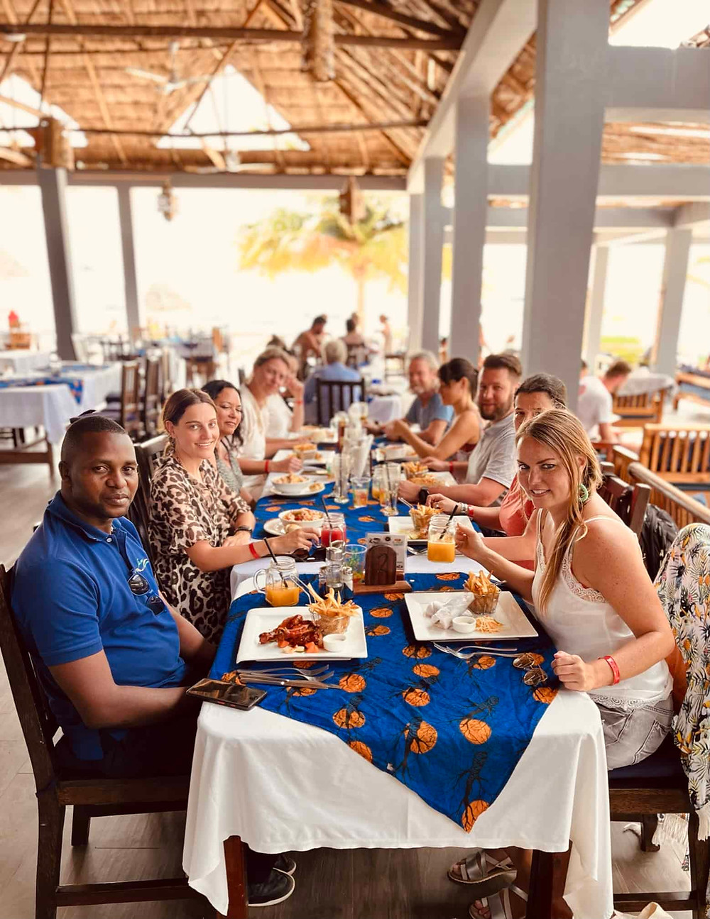 Lunch @Sunset Bungalows Kendwa - Zanzibar