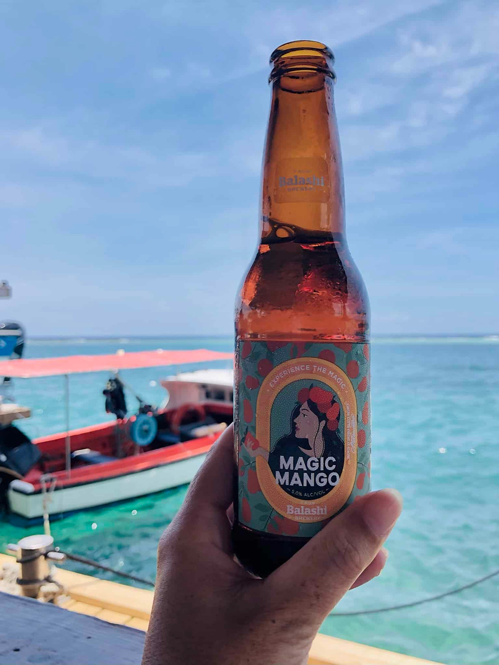Local beer at Zeerover Savaneta Aruba