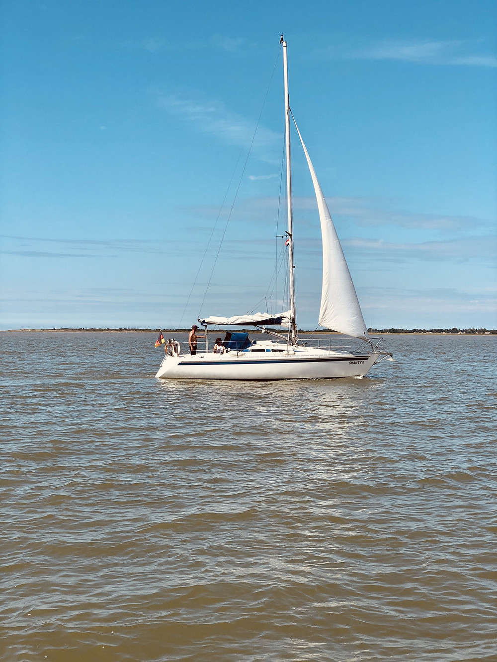 Sailing the Wadden Sea at Lauwersoog-The Netherlands