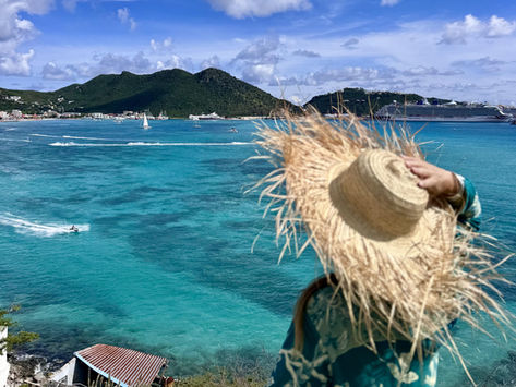 Philipsburg view Sint Maarten-Caribbean