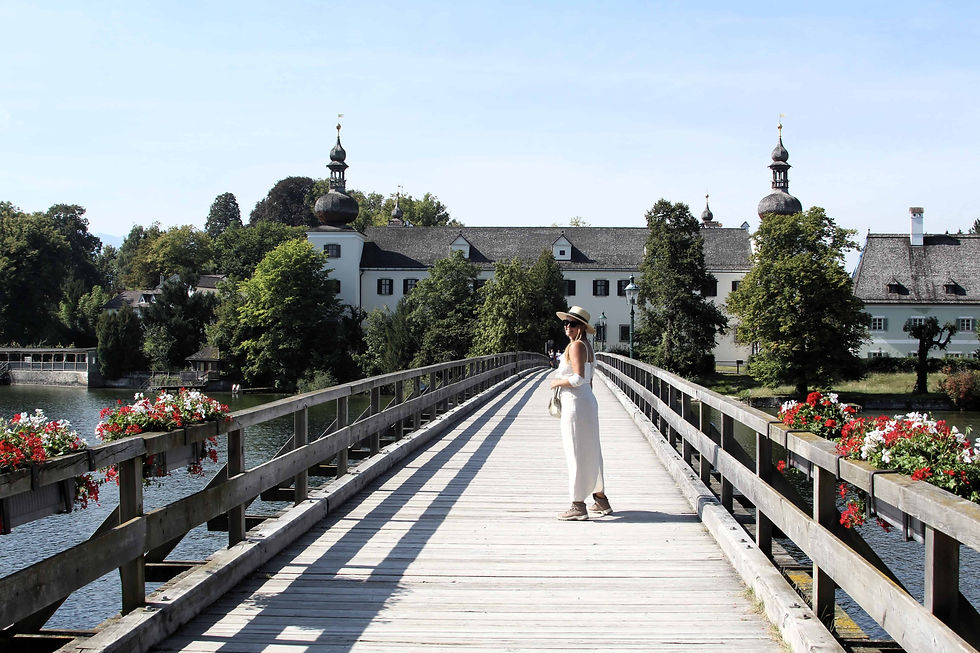 Schloss Ort walkway Gmunden - Oberösterreich