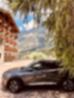 Parking with a view at Hotel Plunhof-Ridanna South Tyrol