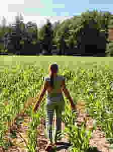 Cornfields of Overijssel in Beerze - the Netherlands
