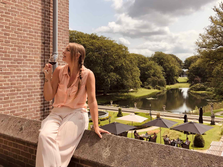 Duin & Kruidberg Hotel balcony view Santpoort-Noord-Netherlands