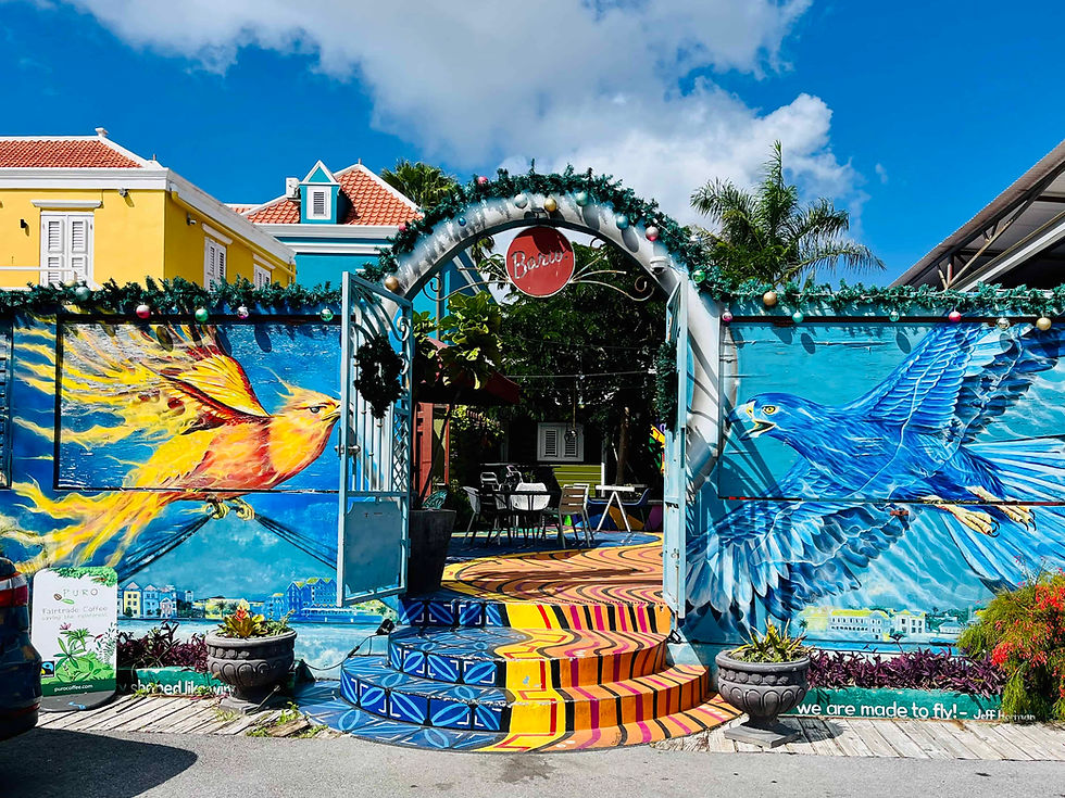 Bario Hotel entrance, Otrabanda-Willemstad Curaçao
