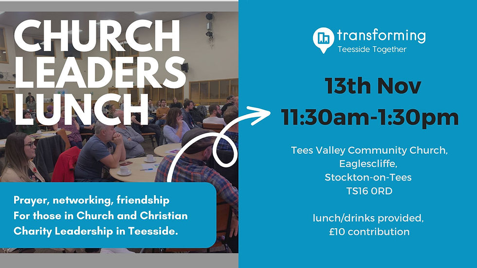 Teesside Church Leaders Lunch (Nov 13th)