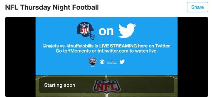 Twitter + NFL campaign graphics
