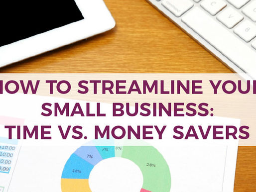 How-To Streamline Your Small Business: Time Vs. Money Savers