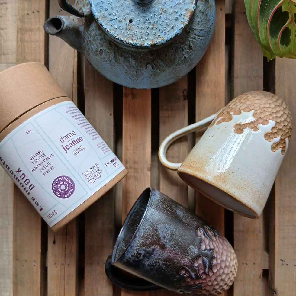 Miniature : duo mug grès céramique