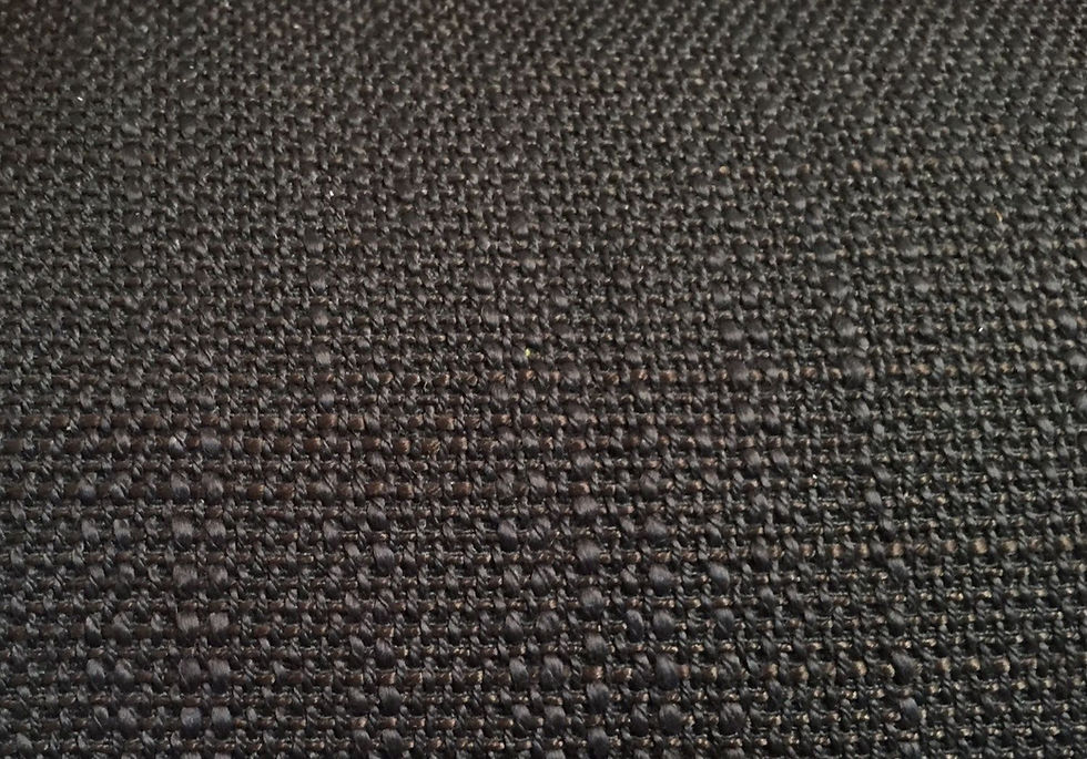 Charcoal Gray with Woven Copper - Fabric by the Yard - Upholstery Fabric