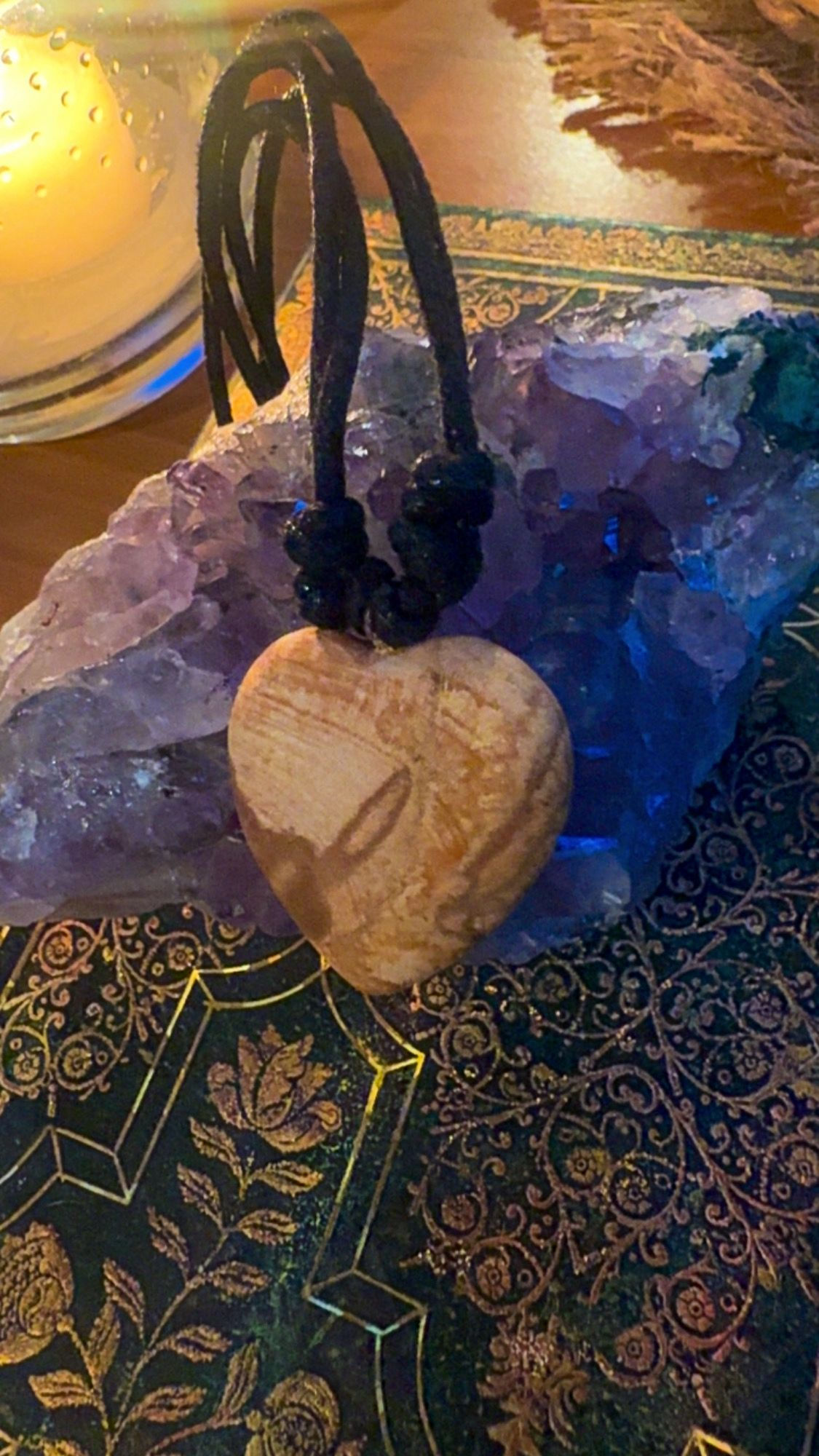 Palo Santo Halskette Herz