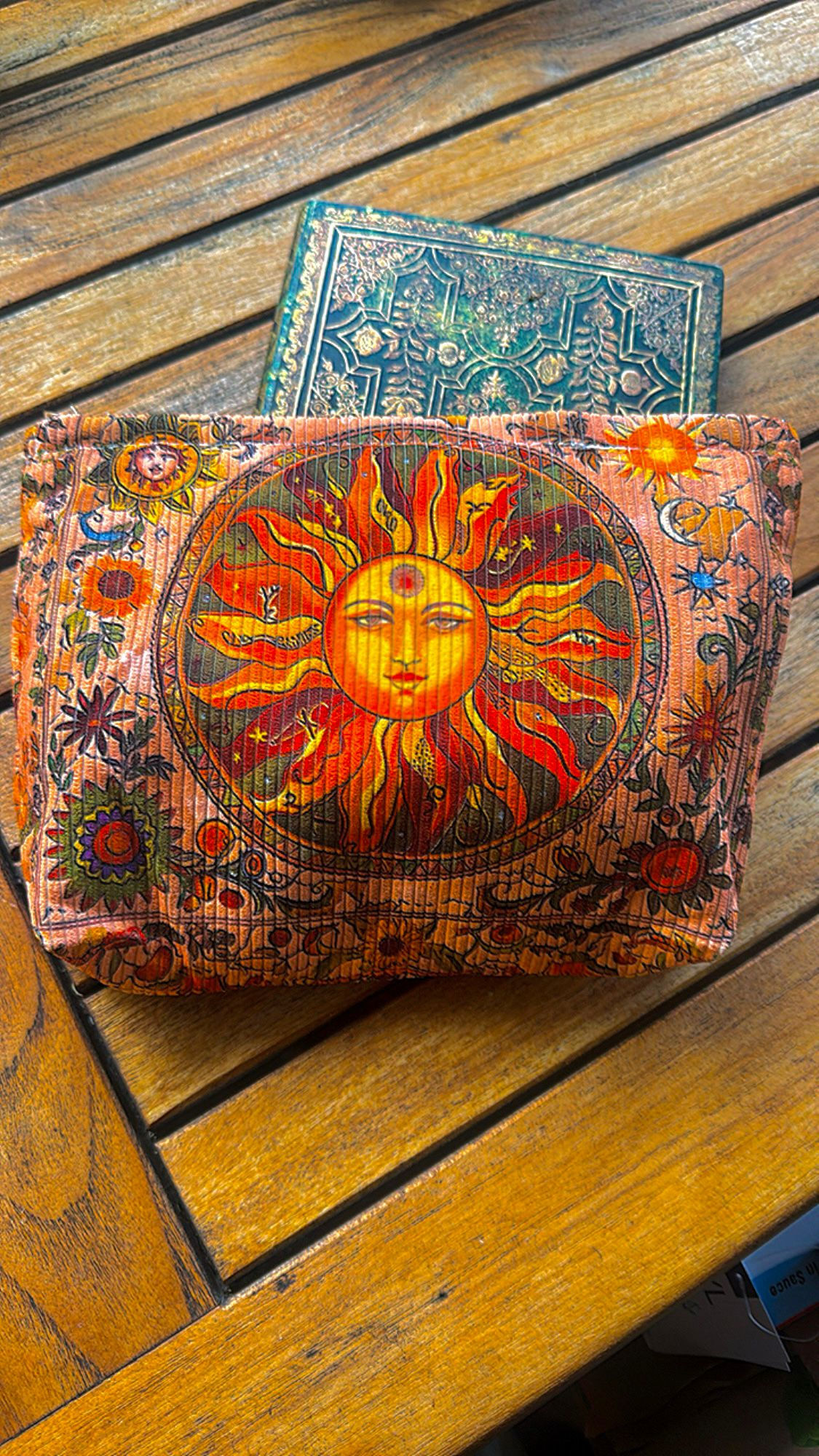Sonnenblume Tasche Cord Optik