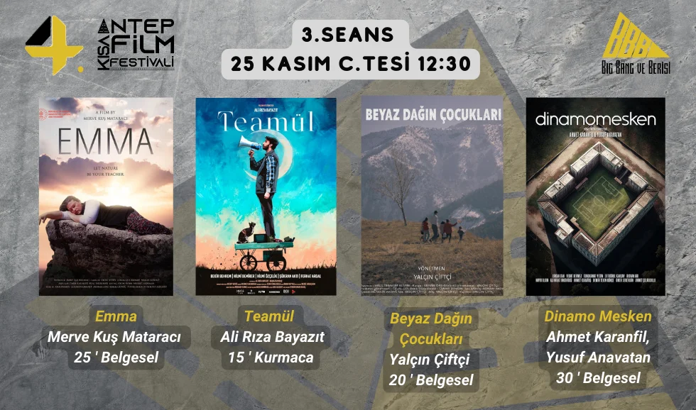 25 Kasım Cumartesi 12:30 Seansı