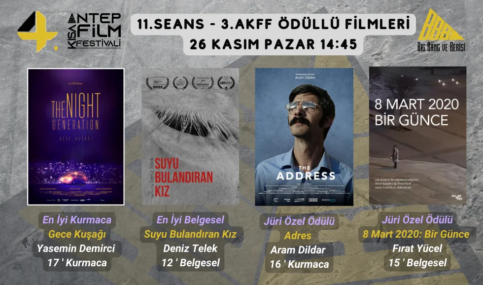 26 Kasım Pazar 14:45 Seansı