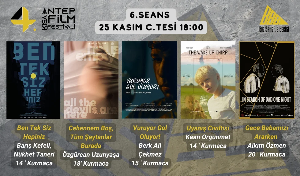 25 Kasım Cumartesi 18:00 Seansı