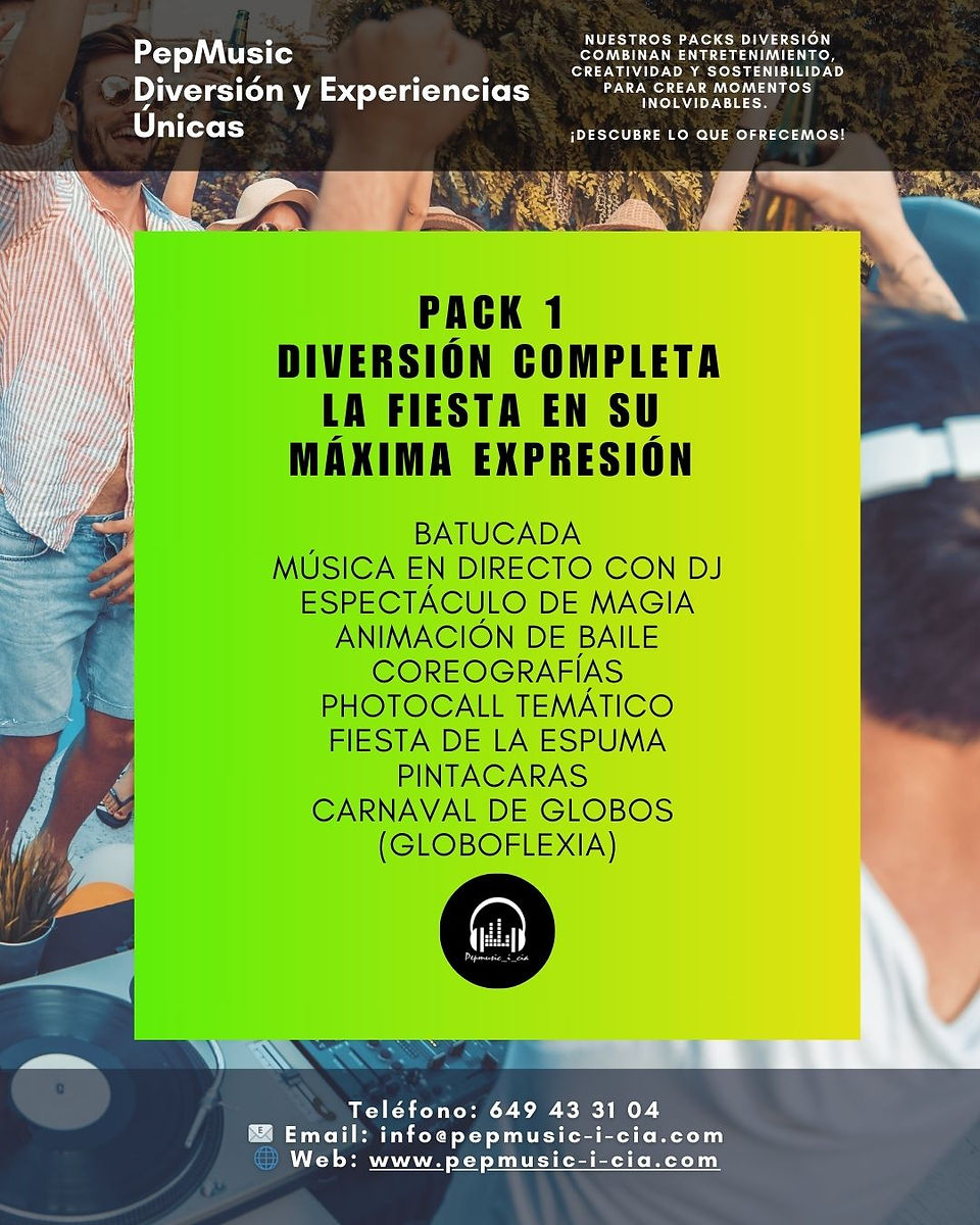 packs diversión pepmusic