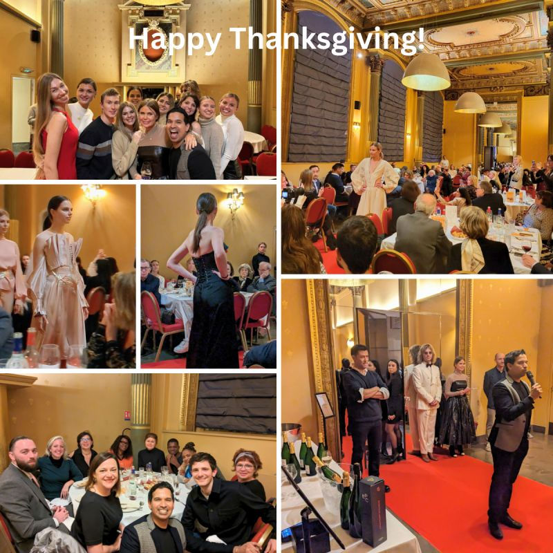 Eye-level view of a conference room with attendees listening to a speaker