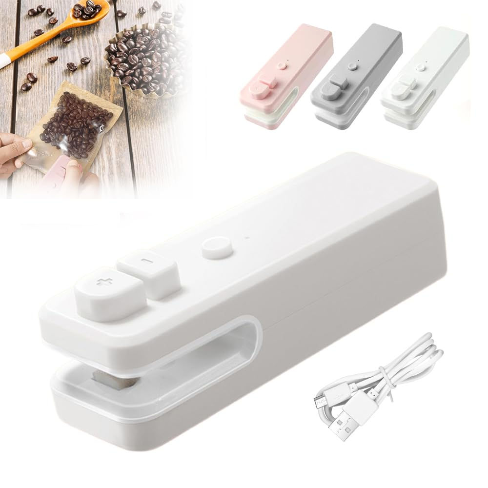 Verdant Villa™ 2-in-1 Heat Seal & Cut — USB Bag Sealer