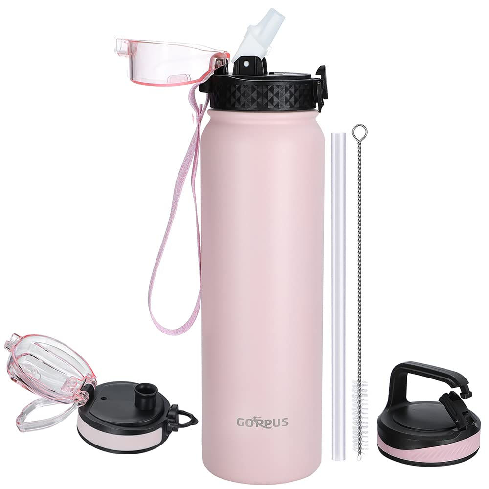 GOPPUS Elite 32oz Insulated Stainless Steel Bottle – All-Day Temperature Control