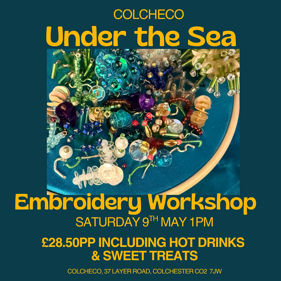 Under the Sea Embroidery Workshop