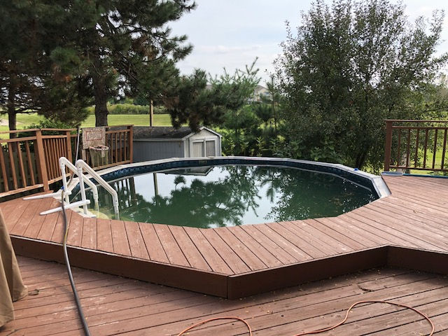 deck repairs w/ cedar wood